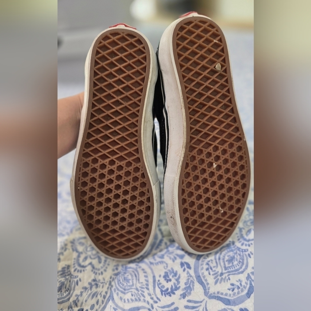 Vans Black Slip-On Loafers with Classic Design Suede Size 7 Man - Picture 6 of 8